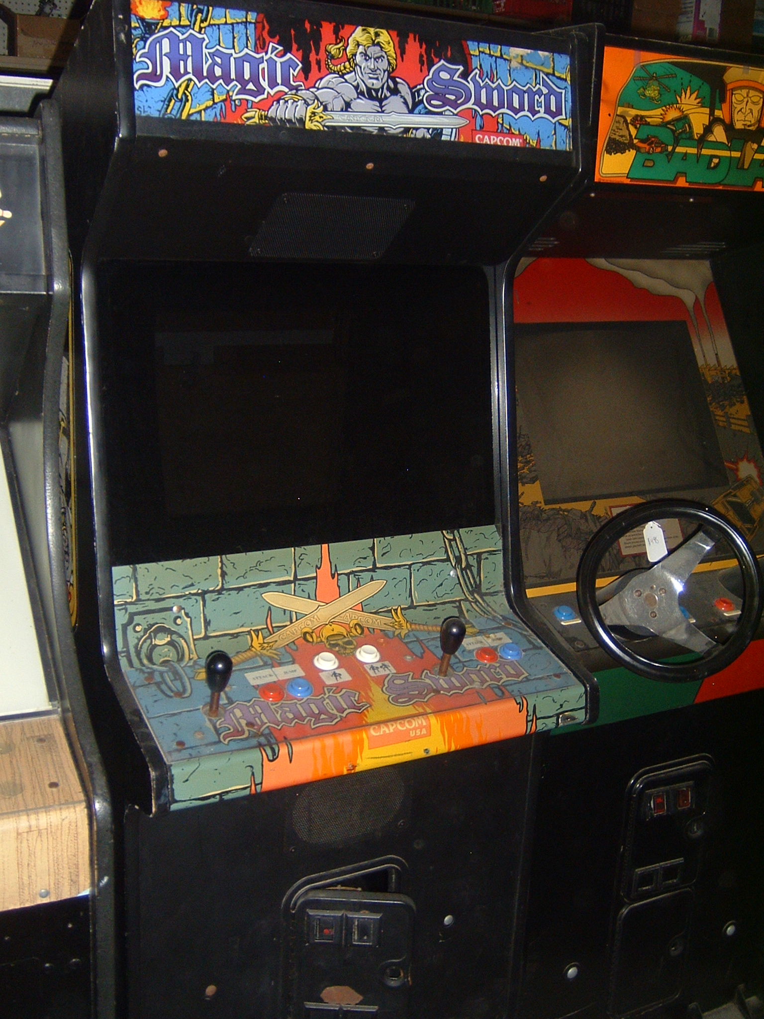 magic sword arcade cabinet