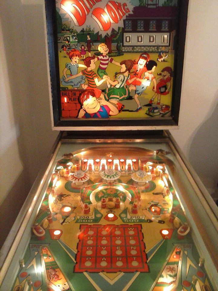 ding dong pinball machine