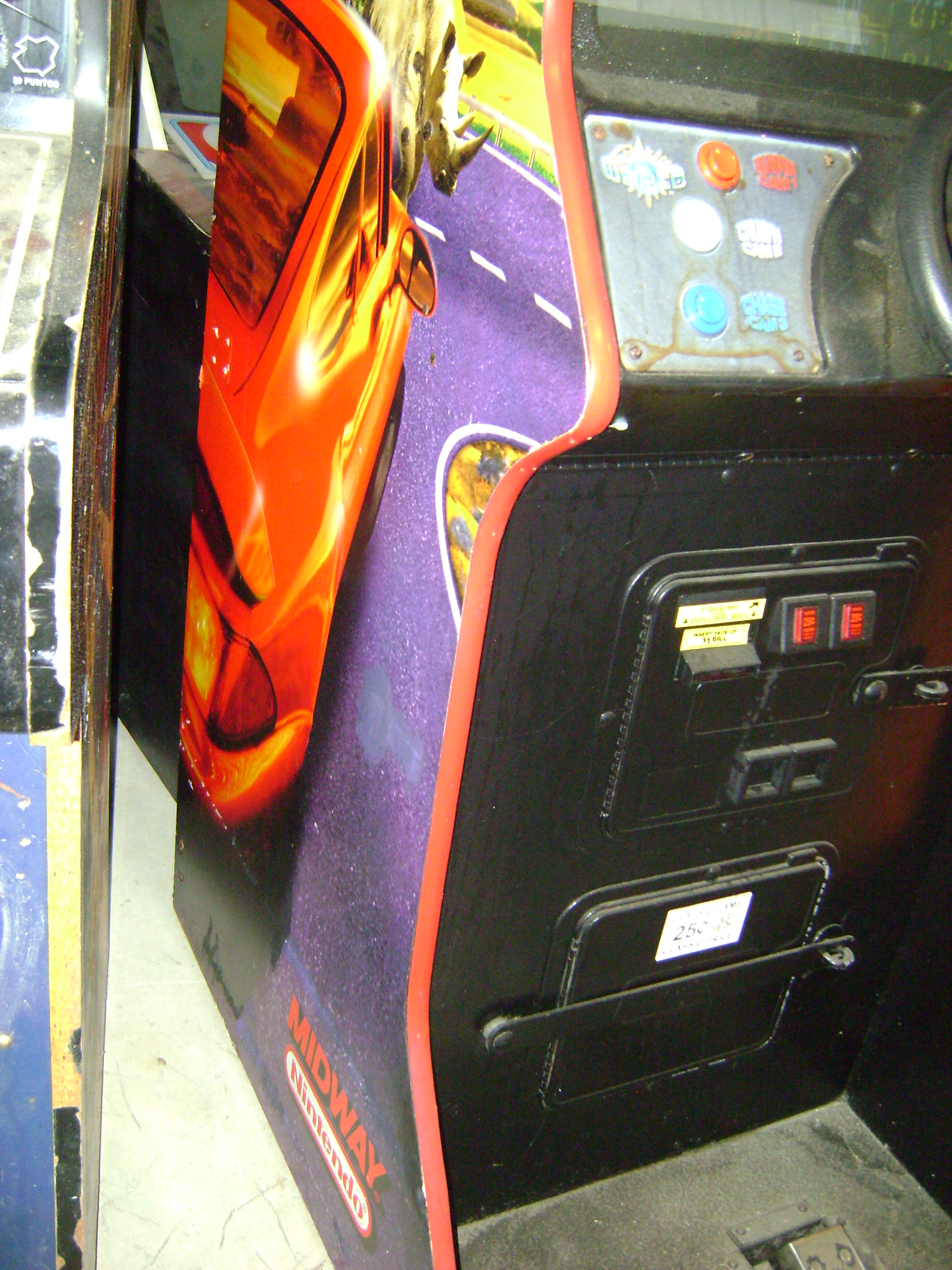 cruisin wrd arcade machine